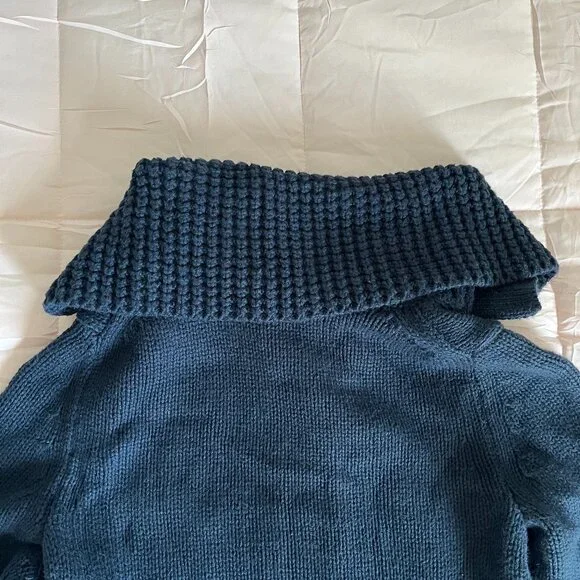 GAP Shawl Collar Cotton Blend Cardigan, EUC - Picture 4 of 7